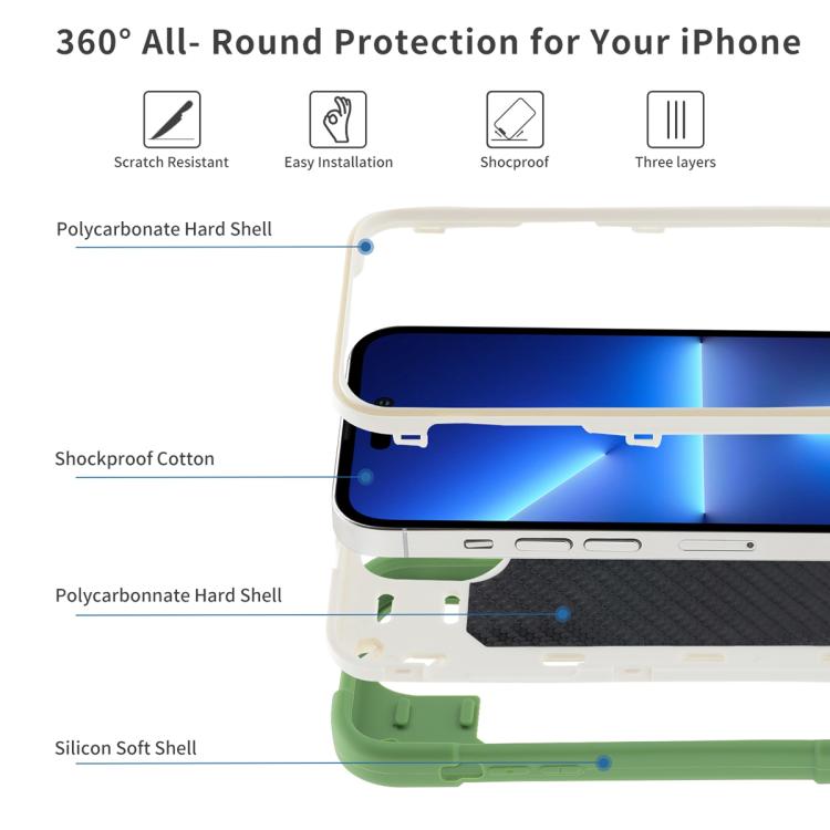 For iPhone 11 Pro Max Dual Ring 360 Degree Rotation Holder PC Hybrid Silicone Phone Case
