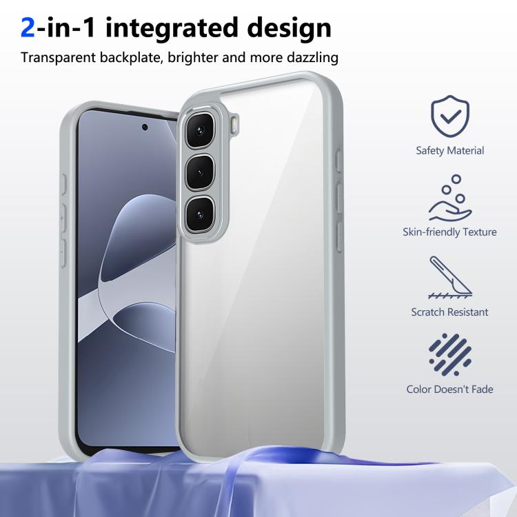 For Infinix Hot 70 4G Matte PC Skin-feel Shockproof Phone Case