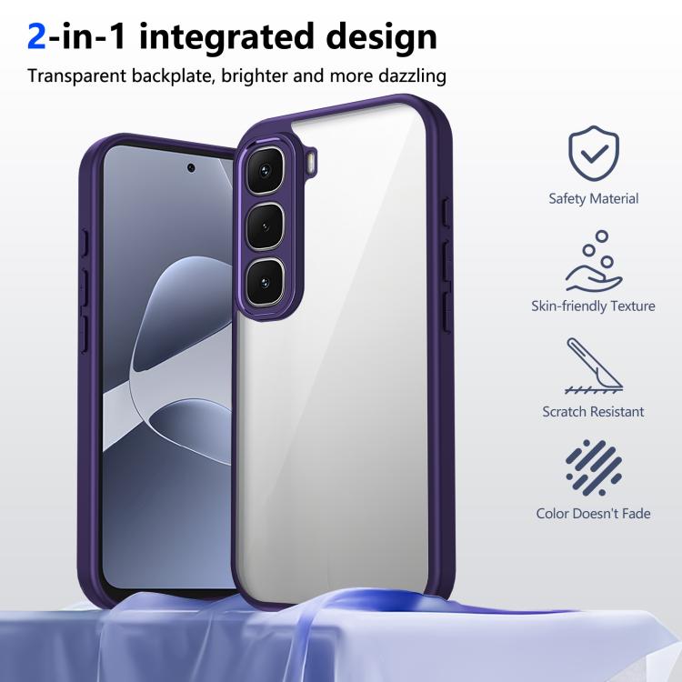 For Infinix Hot 70 4G Matte PC Skin-feel Shockproof Phone Case