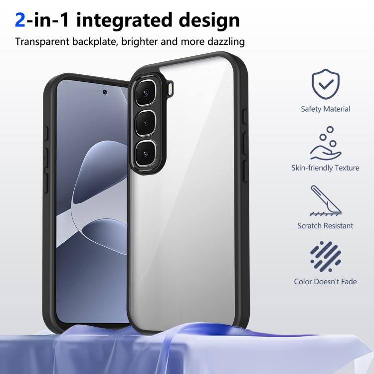 For Infinix Hot 70 4G Matte PC Skin-feel Shockproof Phone Case