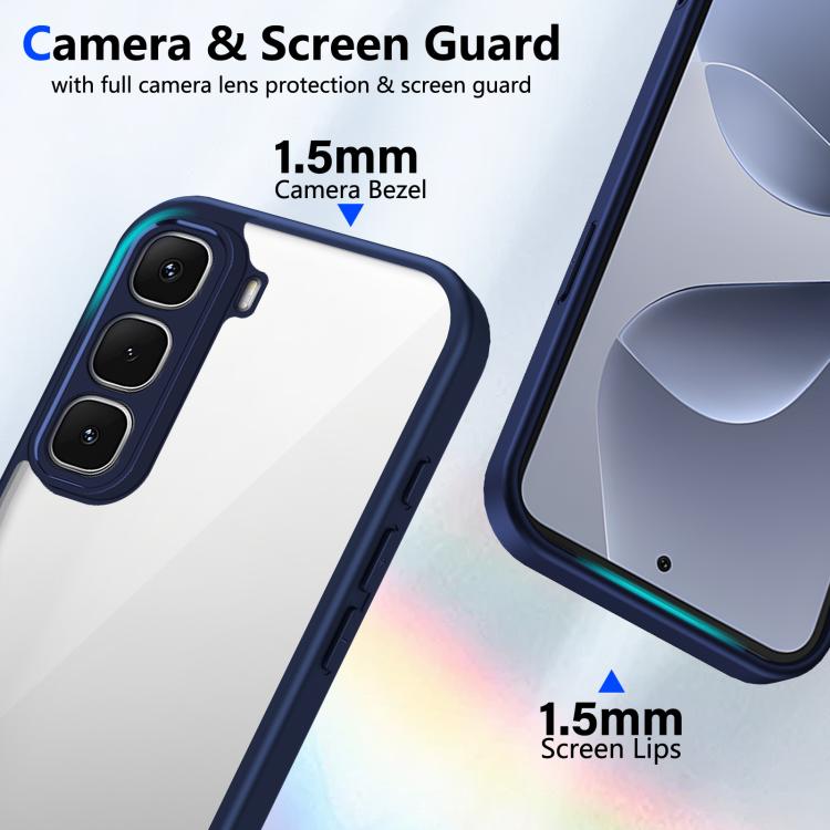 For Infinix Hot 70 4G Matte PC Skin-feel Shockproof Phone Case