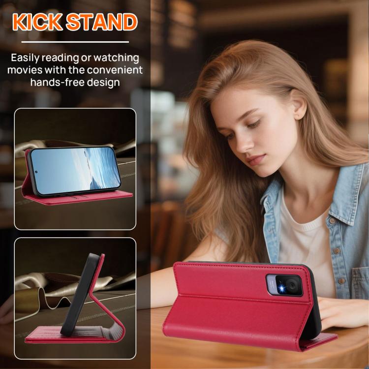 For TCL 405 / 406 / 406s / 408 Peony Embossed Magnetic RFID Vegan Leather Phone Case