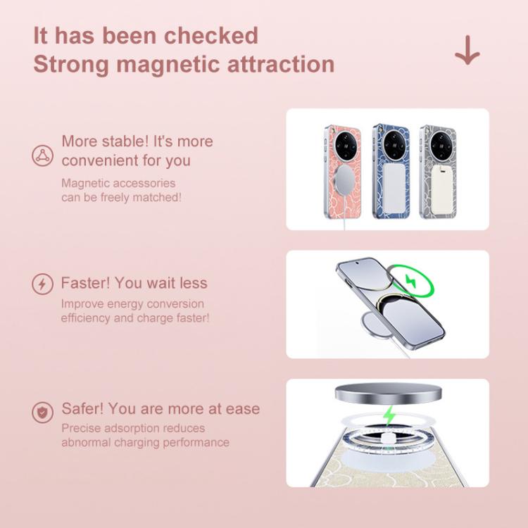 For OPPO Find X8 Embossed Camellia Wool Linen Fabric Magnetic Three Guarantees Phone Case