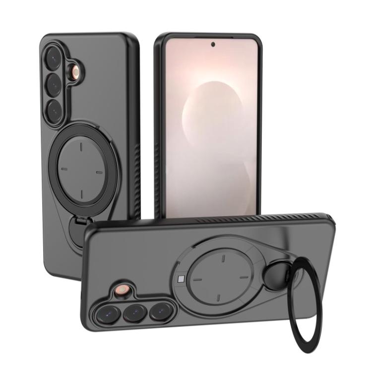 For Samsung Galaxy S26 5G WANLONFENG Ring Kickstand Phone Case with Screen Protector