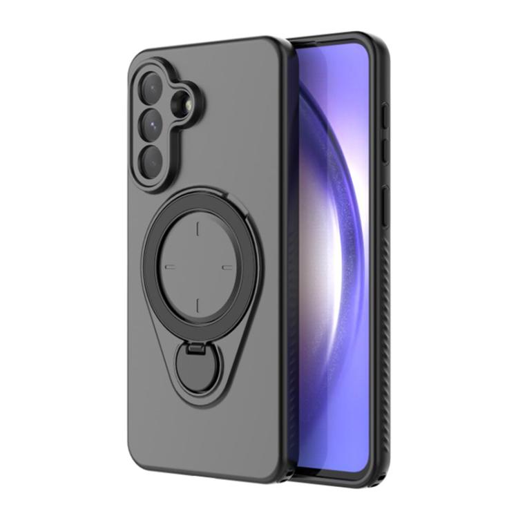For Samsung Galaxy A57 5G WANLONFENG Ring Kickstand Phone Case with Screen Protector