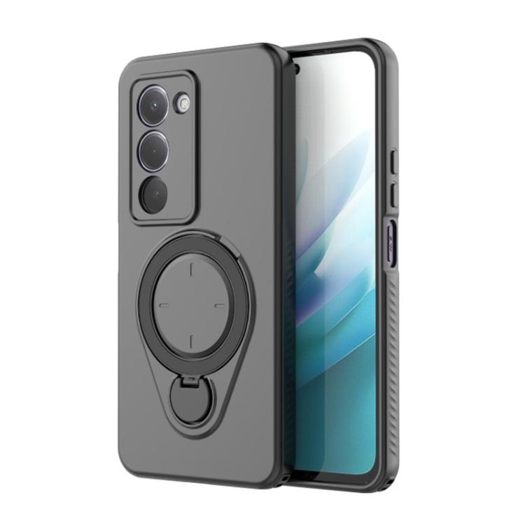 For Redmi 15 5G / 4G EU 171mm WANLONFENG Ring Kickstand Phone Case with Screen Protector