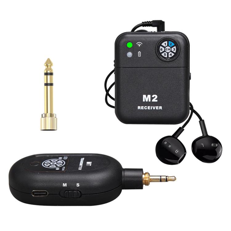 MT-M2 Portable Wireless In-Ear Monitoring System for Stage 3.5mm / 6.5mm TX & 1 RX