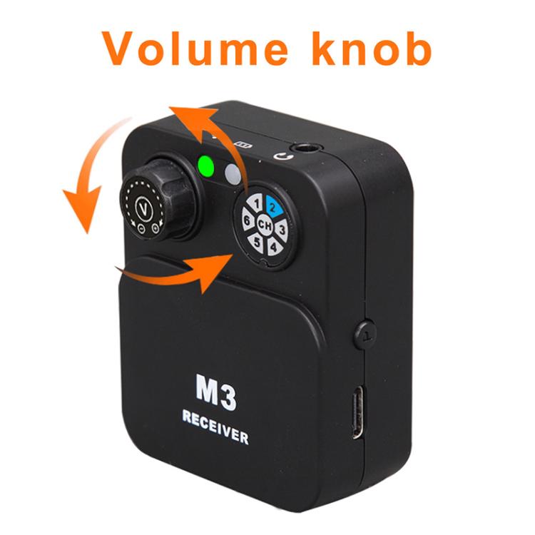 MU-M3 Portable Wireless In-Ear Monitoring System for Stage XLR TX & 1 RX