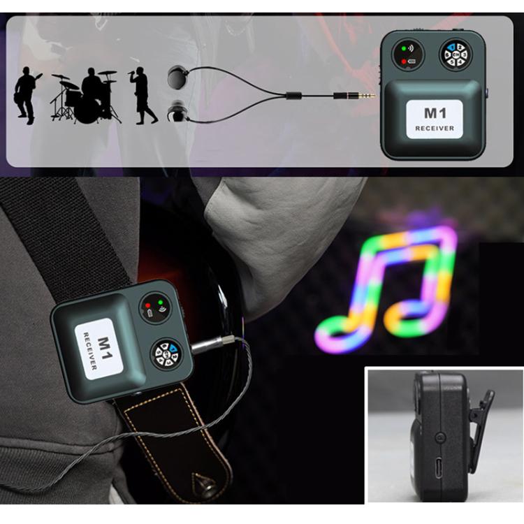 M1 Portable Wireless Monitoring Receiver with Wired Earphones