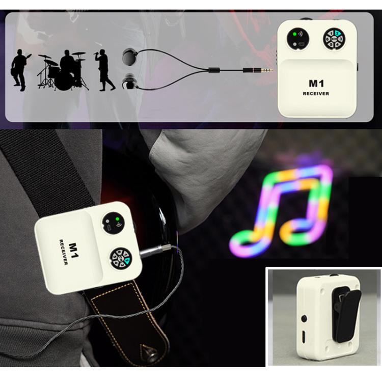 M1 Portable Wireless Monitoring Receiver with Wired Earphones