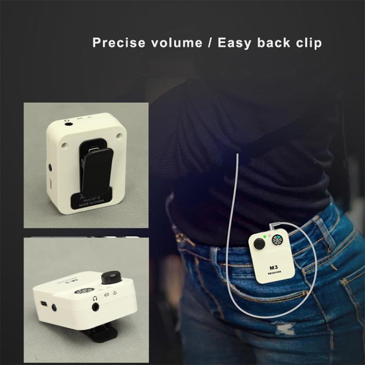 M3 Portable Wireless Monitoring Receiver with Wired Earphones