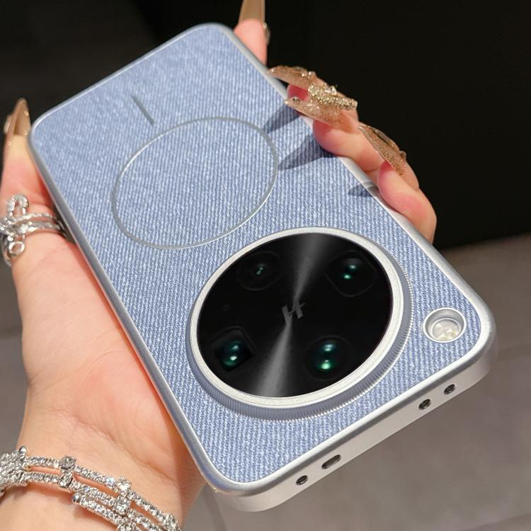 For OPPO Find X8 Ultra Retro Linen Fabric Magnetic Three Guarantees Phone Case
