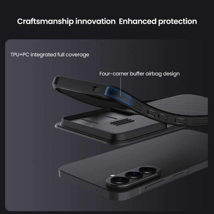 For Samsung Galaxy A57 5G NILLKIN CamShield Pro PC Phone Case - Black