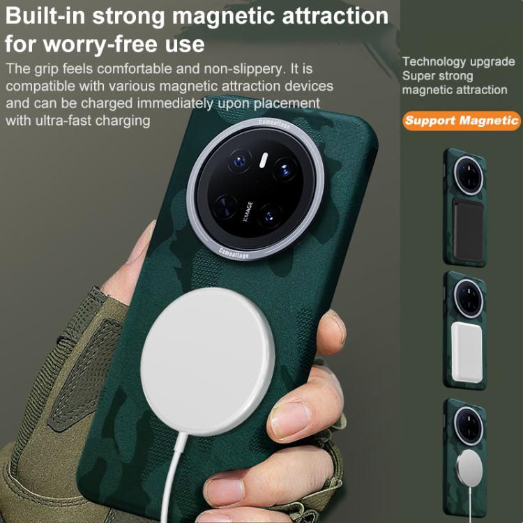 For Huawei Mate 70 Pro Camouflage Full Coverage Magnetic Shockproof Phone Case