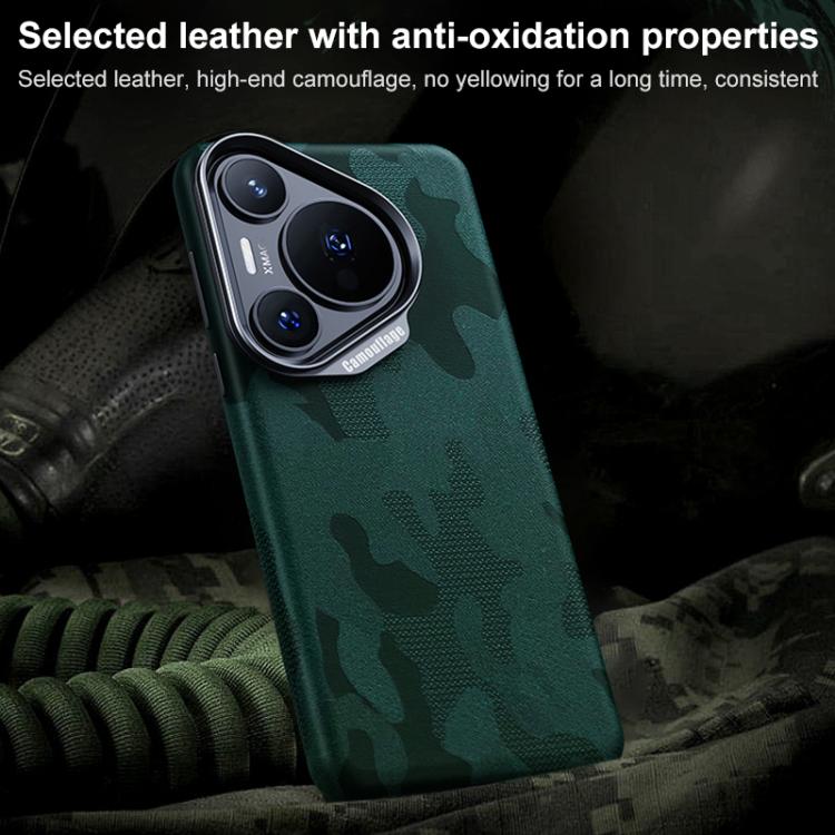 For Huawei Pura 70 Pro Camouflage Full Coverage Magnetic Shockproof Phone Case