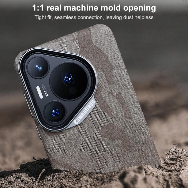 For Huawei Pura 70 Pro Camouflage Full Coverage Magnetic Shockproof Phone Case