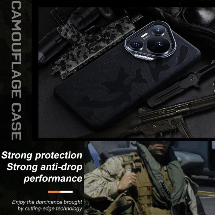 For Huawei Pura 70 Camouflage Full Coverage Magnetic Shockproof Phone Case