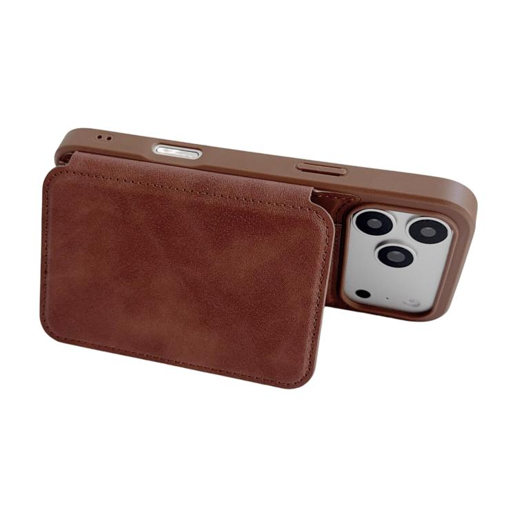 For iPhone 17 Pro Magnetic Snap Multifunctional Card Wallet Holder Phone Case
