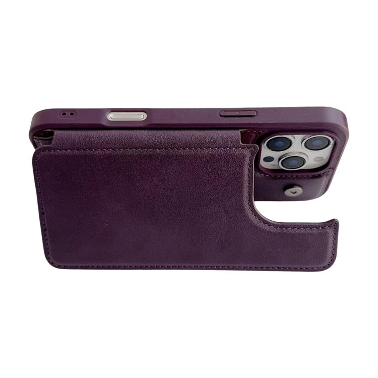 For iPhone 17 Magnetic Snap Multifunctional Card Wallet Holder Phone Case