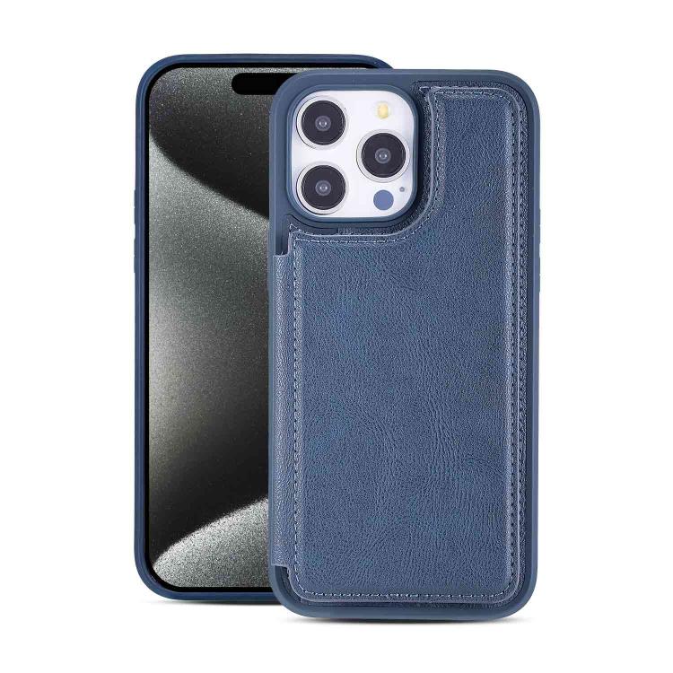 For iPhone 15 Pro Max Magnetic Snap Multifunctional Card Wallet Holder Phone Case