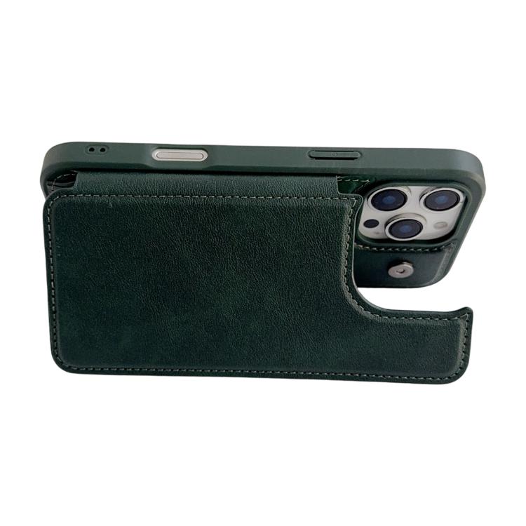 For iPhone 12 Pro Max Magnetic Snap Multifunctional Card Wallet Holder Phone Case