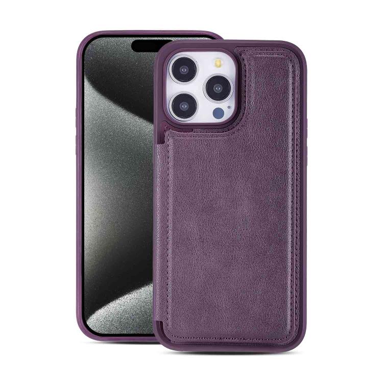 For iPhone 11 Magnetic Snap Multifunctional Card Wallet Holder Phone Case
