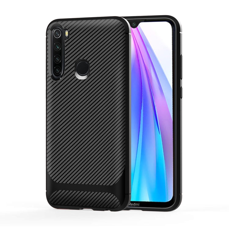 For Samsung Galaxy A21 EU Version Carbon Fiber Texture Shockproof TPU Protective Case