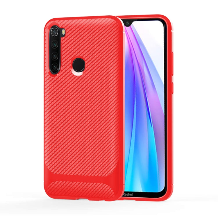 For Samsung Galaxy A21 EU Version Carbon Fiber Texture Shockproof TPU Protective Case