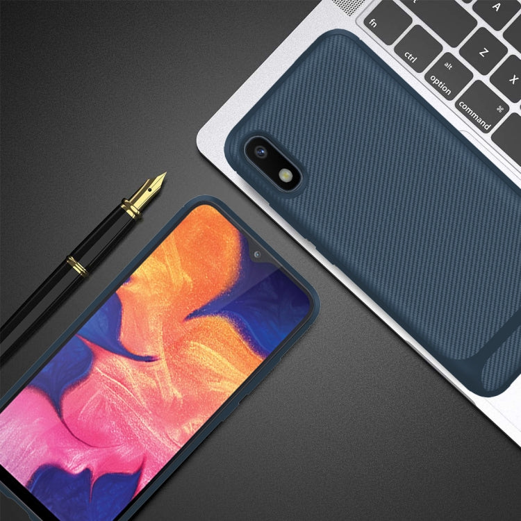 For Samsung Galaxy M01 Core & A01 Core Carbon Fiber Texture Shockproof TPU Protective Case
