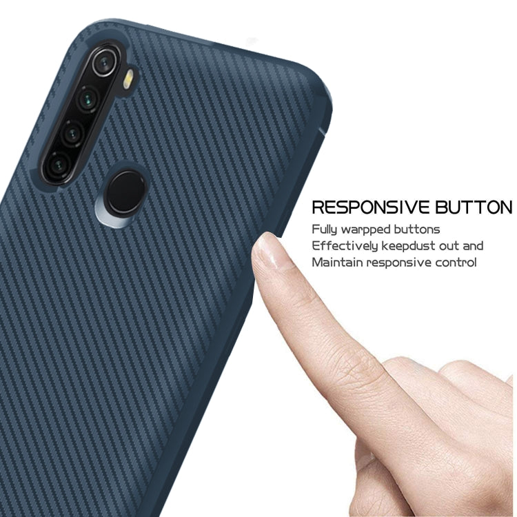 For Samsung Galaxy M11 & A11 Carbon Fiber Texture Shockproof TPU Protective Case