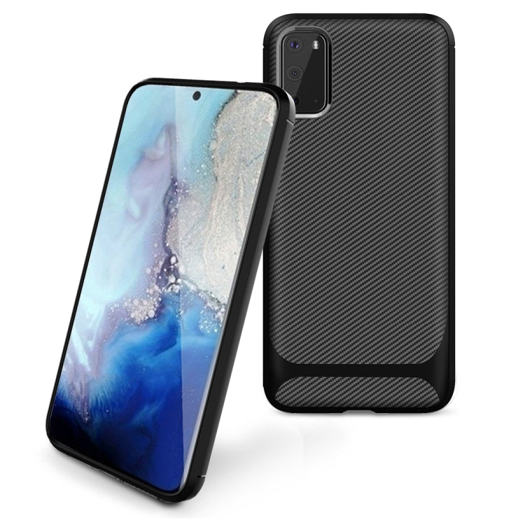 For Samsung Galaxy Note20 Carbon Fiber Texture Shockproof TPU Protective Case