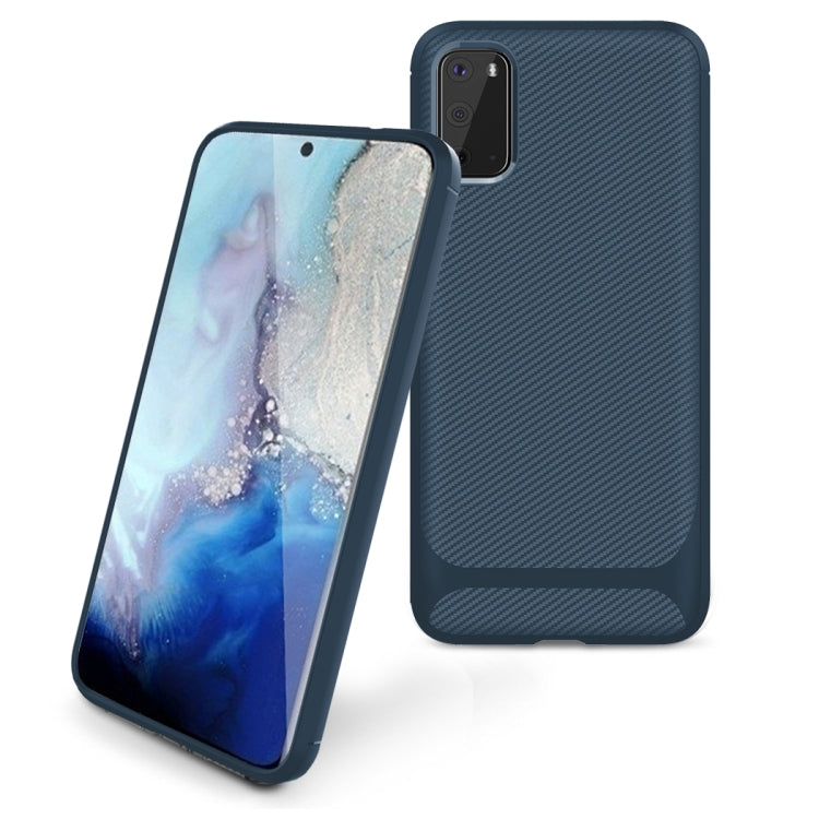 For Samsung Galaxy Note20 Carbon Fiber Texture Shockproof TPU Protective Case