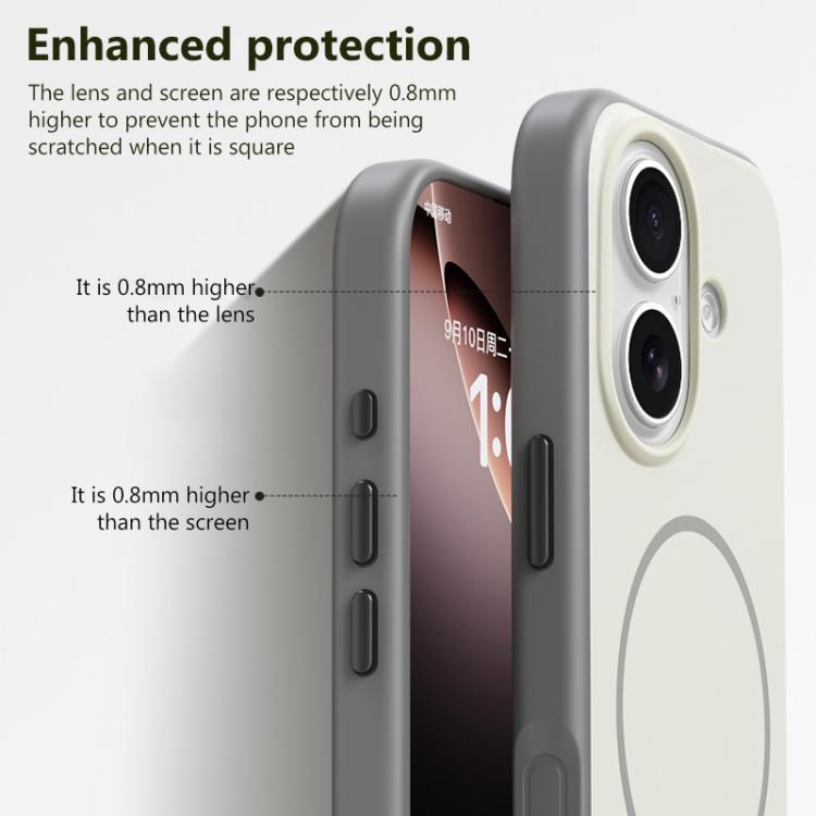 For iPhone 17 Boundless Series Skin Feel Magnetic Full Coverage Phone Case