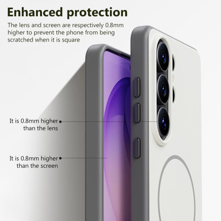 For Samsung Galaxy S25 Ultra 5G Boundless Series Skin Feel Magnetic Full Coverage Phone Case
