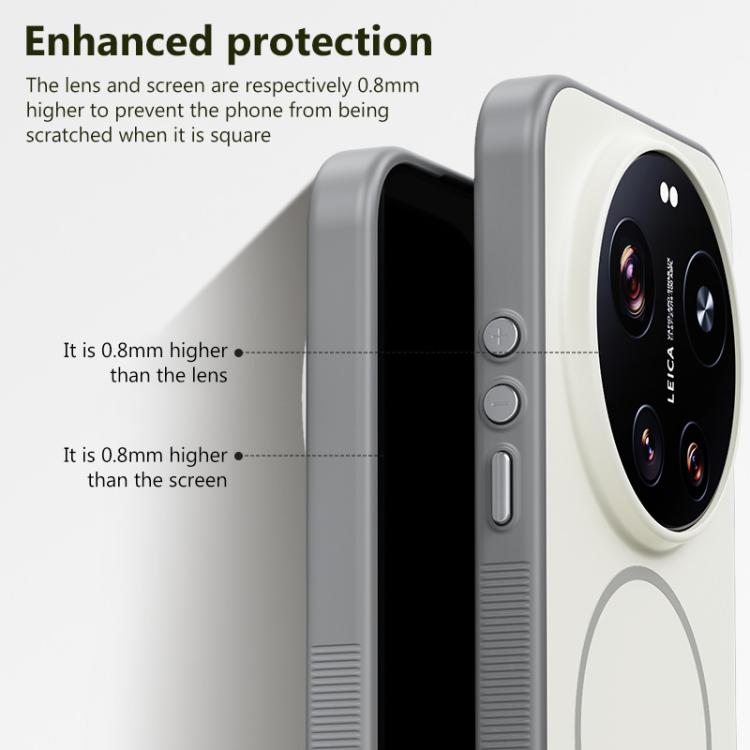 For Xiaomi 17 Ultra Boundless Series Skin Feel Magnetic Full Coverage Phone Case