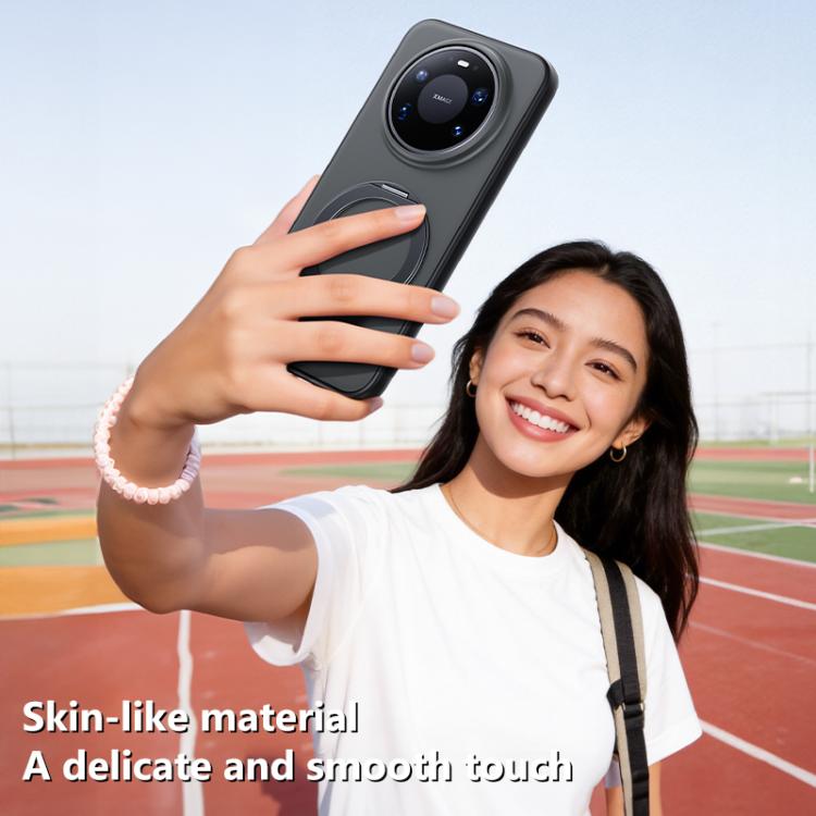 For Huawei Mate 80 Pro Boundless Series Skin Feel Magnetic Holder Phone Case