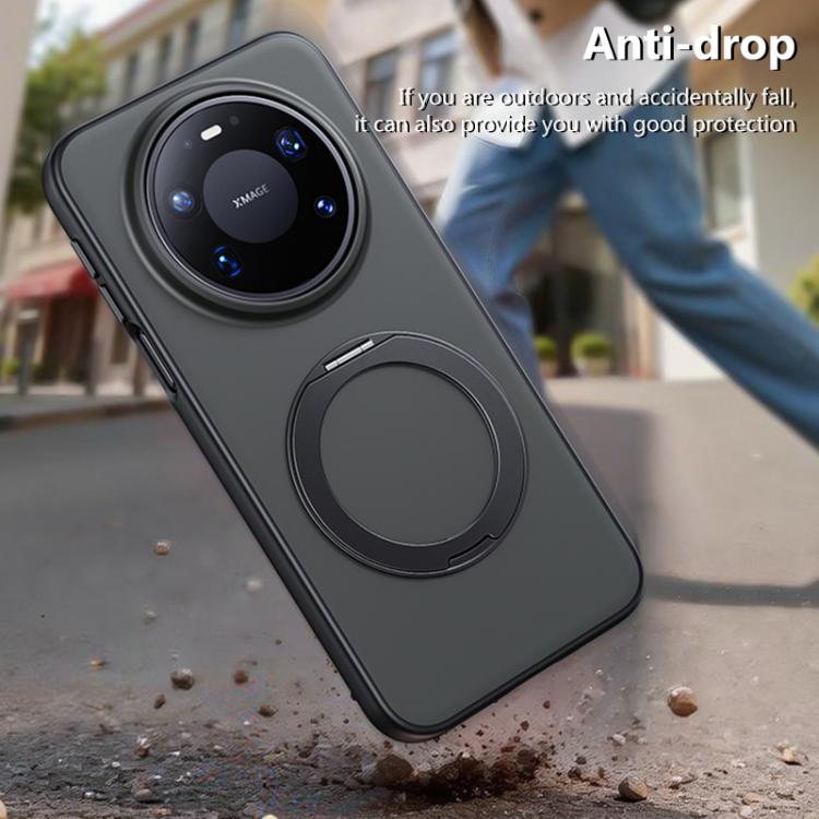 For Huawei Mate 80 Pro Boundless Series Skin Feel Magnetic Holder Phone Case