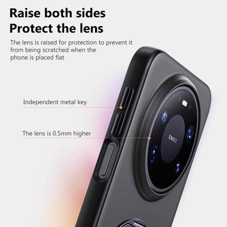 For Huawei Mate 80 Pro Boundless Series Skin Feel Magnetic Holder Phone Case