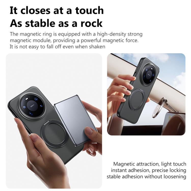 For Huawei Mate 80 Pro Boundless Series Skin Feel Magnetic Holder Phone Case