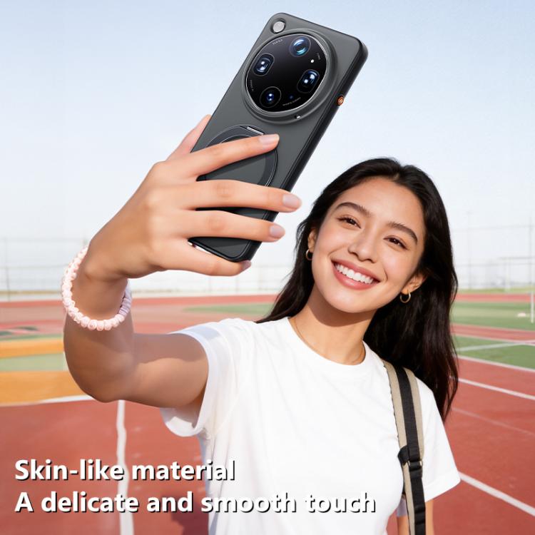 For OPPO Find X9 Ultra 5G Boundless Series Skin Feel Magnetic Holder Phone Case