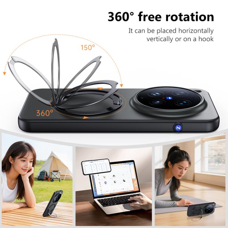 For vivo X300s Boundless Series Skin Feel Magnetic Holder Phone Case