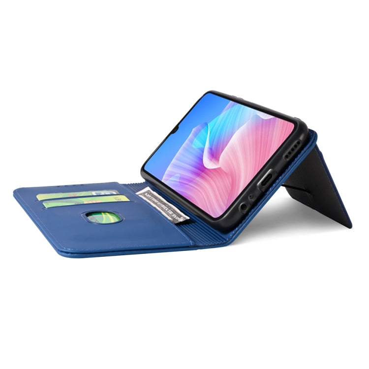 For Huawei Enjoy Z / Enjoy 20 Pro Strong Magnetism Liquid Feel Horizontal Flip Leather Case with Holder & Card Slots & Wallet