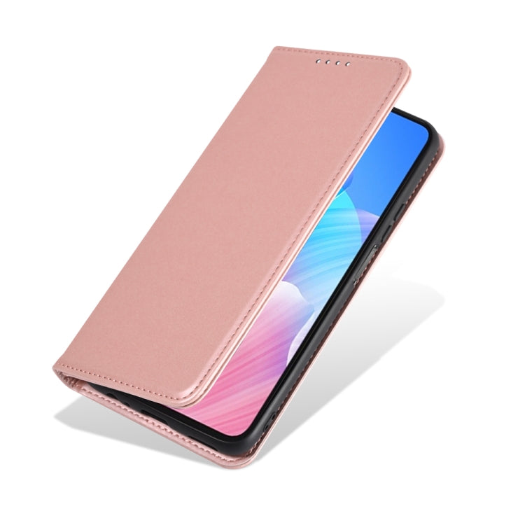 For Huawei Enjoy Z / Enjoy 20 Pro Strong Magnetism Liquid Feel Horizontal Flip Leather Case with Holder & Card Slots & Wallet