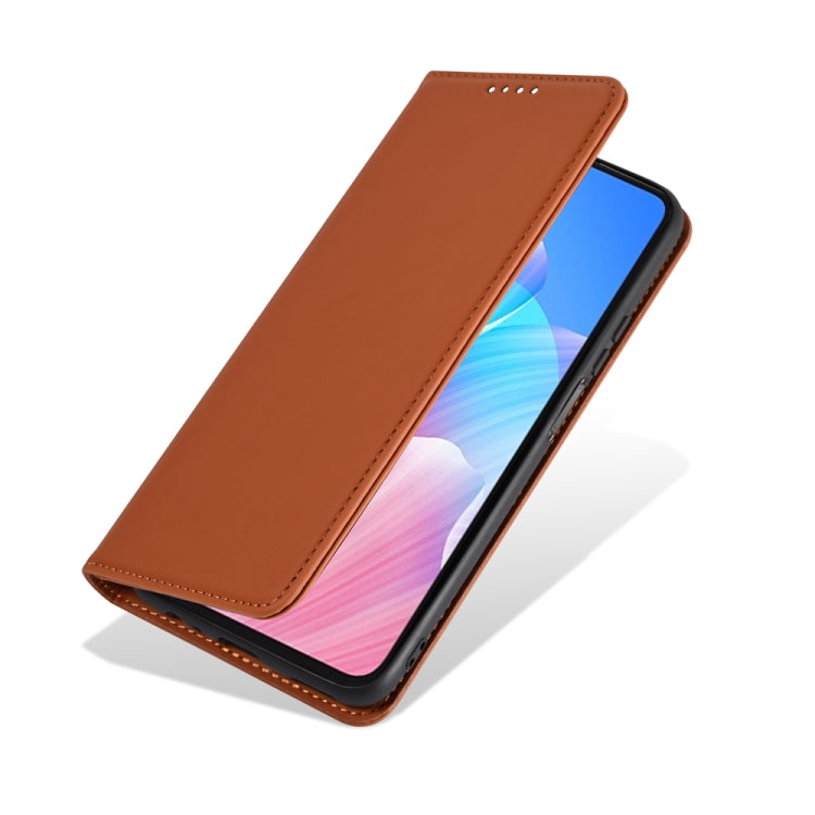 For Huawei Enjoy Z / Enjoy 20 Pro Strong Magnetism Liquid Feel Horizontal Flip Leather Case with Holder & Card Slots & Wallet
