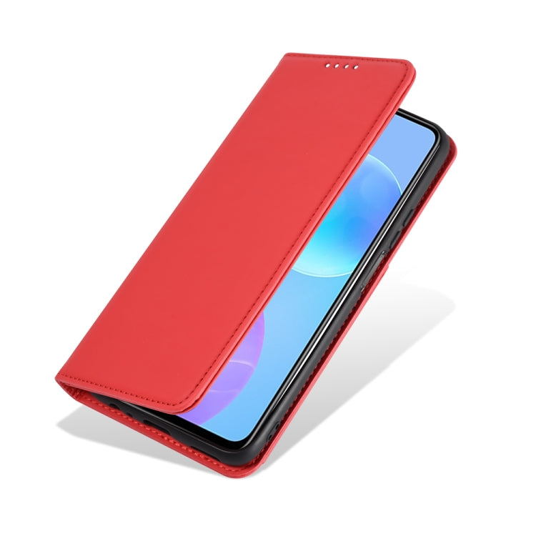 For Huawei Honor 30 Lite Strong Magnetism Liquid Feel Horizontal Flip Leather Case with Holder & Card Slots & Wallet