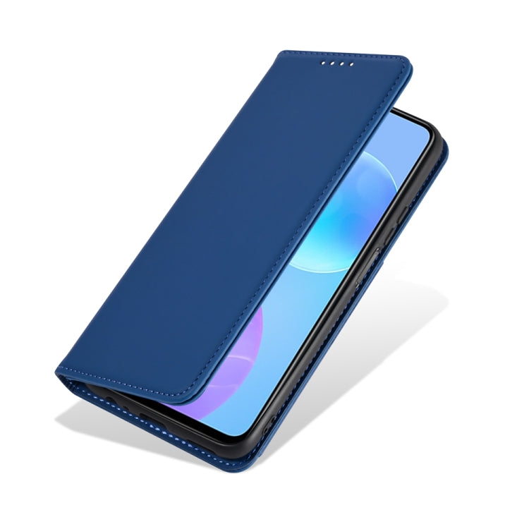 For Huawei Honor 30 Lite Strong Magnetism Liquid Feel Horizontal Flip Leather Case with Holder & Card Slots & Wallet