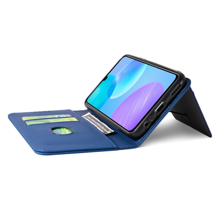 For Huawei Honor 30 Lite Strong Magnetism Liquid Feel Horizontal Flip Leather Case with Holder & Card Slots & Wallet