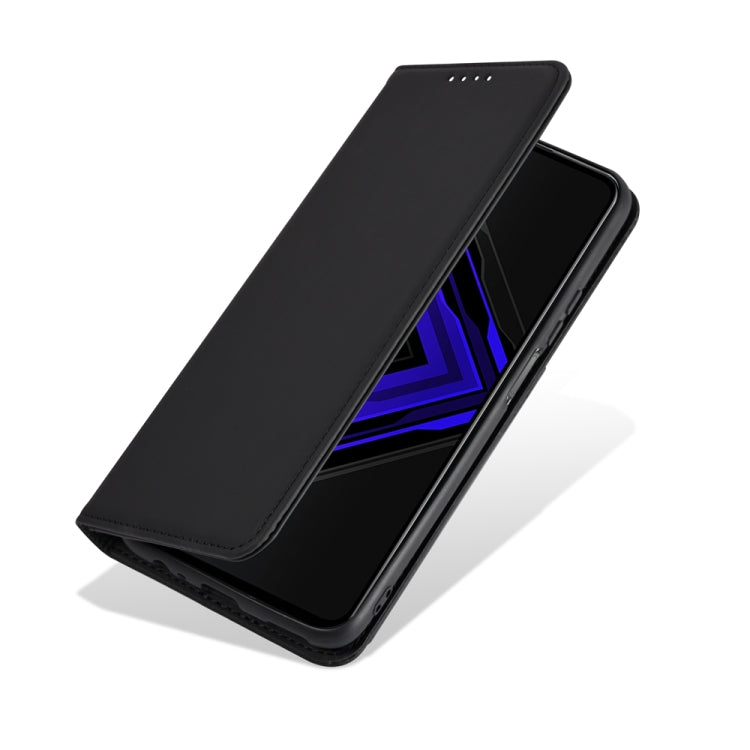 For Huawei Honor Play 4 Pro Strong Magnetism Liquid Feel Horizontal Flip Leather Case with Holder & Card Slots & Wallet