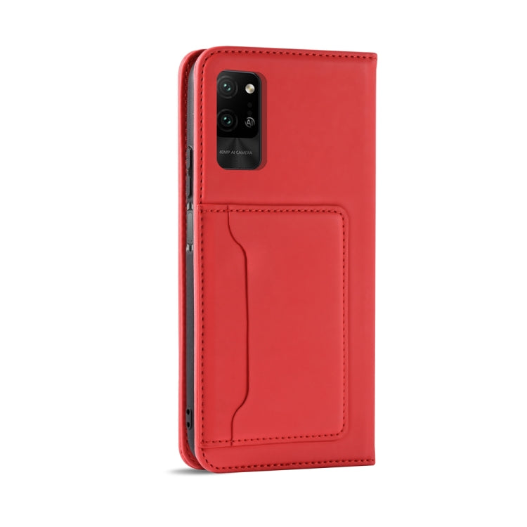 For Huawei Honor Play 4 Pro Strong Magnetism Liquid Feel Horizontal Flip Leather Case with Holder & Card Slots & Wallet