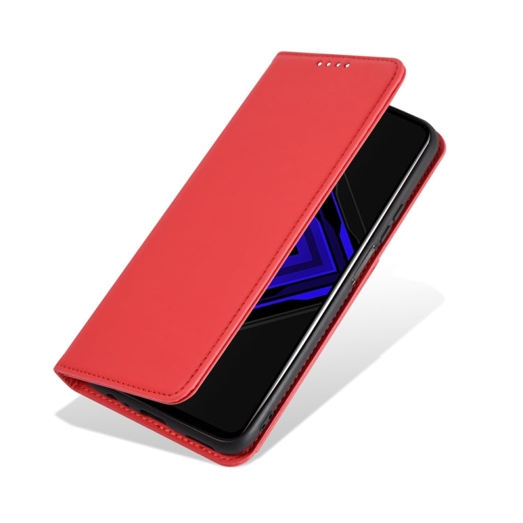 For Huawei Honor Play 4 Pro Strong Magnetism Liquid Feel Horizontal Flip Leather Case with Holder & Card Slots & Wallet